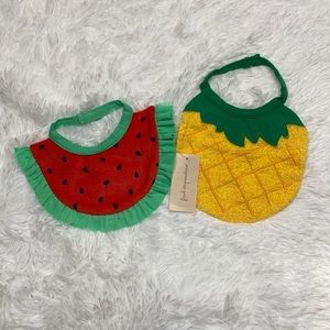 First Impressions Baby Bib  Watermelon pineapple